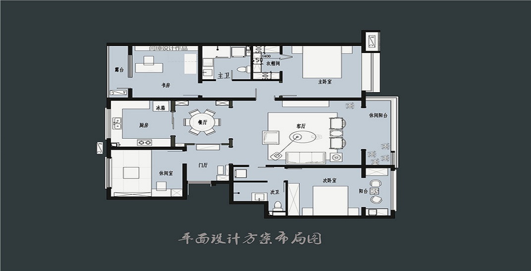 青竹雅苑170坪新中式風(fēng)格，秦皇島裝修效果圖